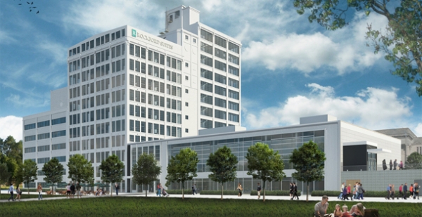 Phối cảnh dự án Khách sạn – Trung tâm Hội nghị Hilton Chicago-Rockford CityHub
