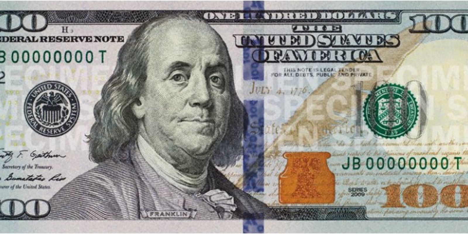  Tờ giấy bạc 100 USD mới rất khó in. Photo courtesy: Fast Company